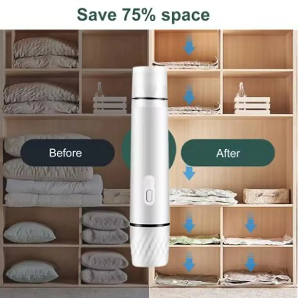 ミニ真空シーラー – 保存・節約・便利さをワンクリックで実現!